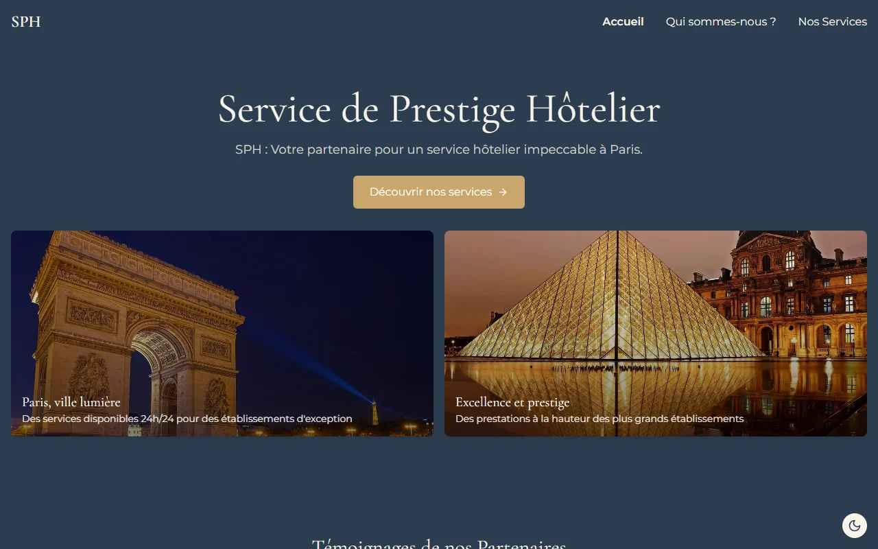 Service de Prestige Hôtelier